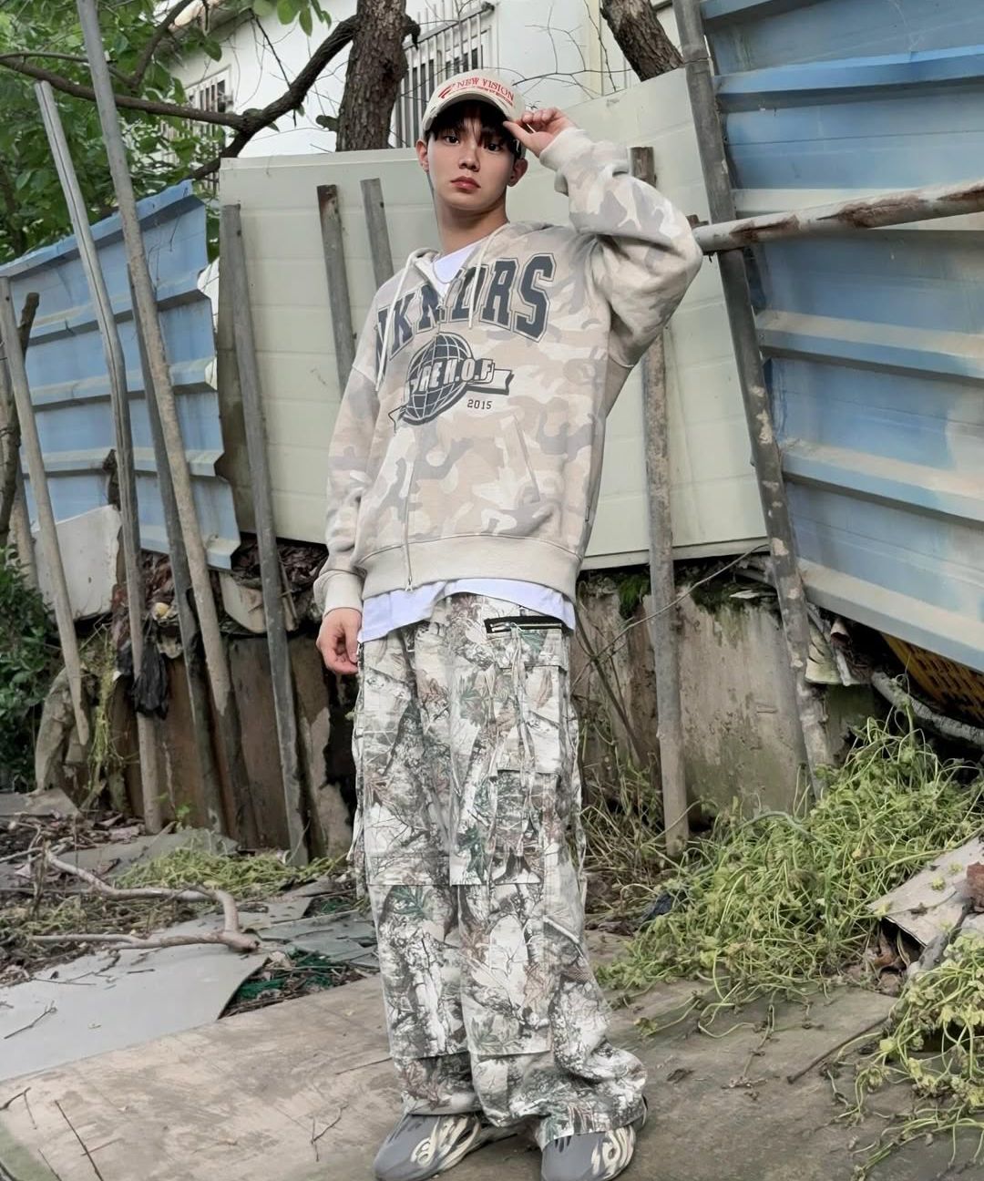 パーカー・フーディ WKNDRS HOF ZIPUP HOODIE CAMO WS2402HZ02CM WKNDRS H.O.F Zipup Hoodie - Camo | International Store