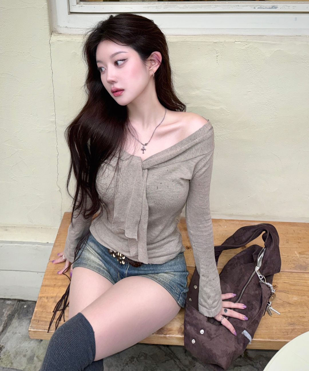 MUSINSA | HIETA [PERSONAL SPACE] Tina / Suede Brown