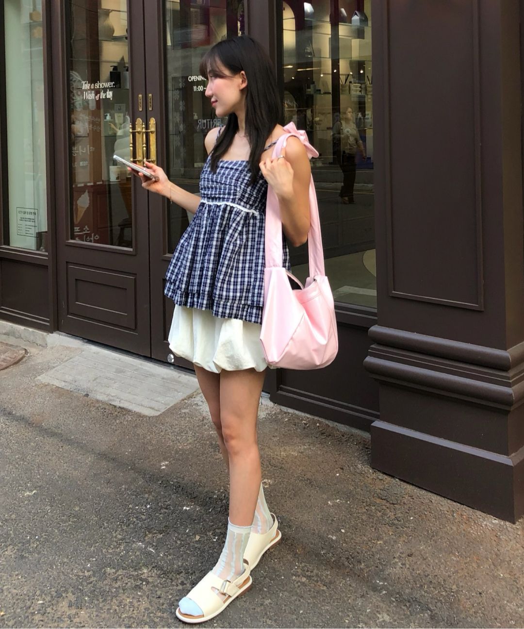 ★NICK&NICOLE★NICOLE SQUARE SHOULDER BAG★ショルダー バッグ MUSINSA | NICK&NICOLE NICOLE SQUARE SHOULDER BAG_4 COLOR