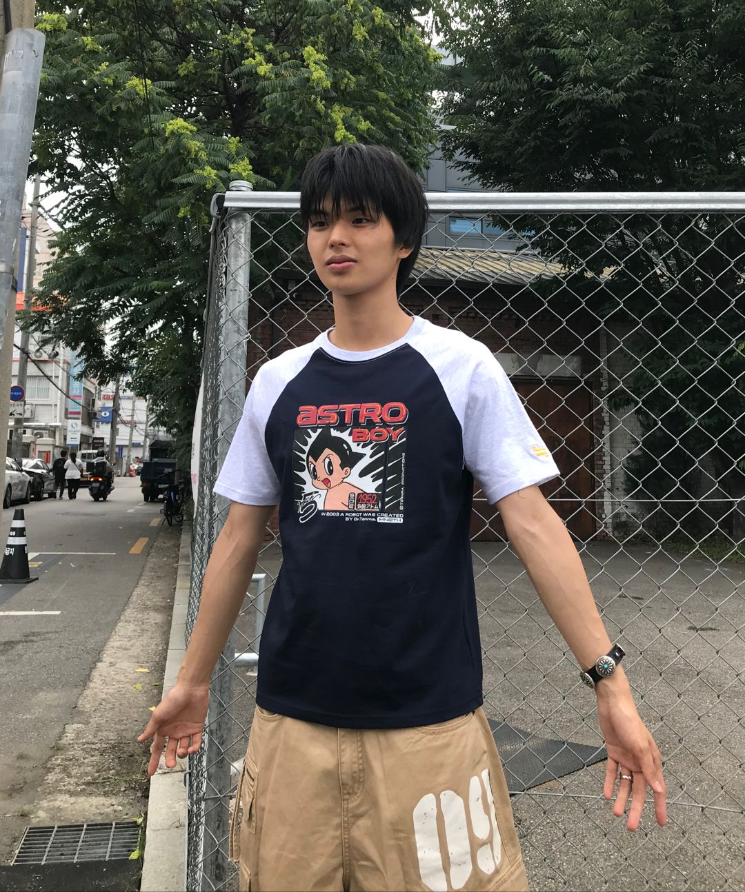 ★MAINBOOTH★[Astro Boy] Atomic T-shirt(NAVY)★正規品/人気 Influencer pick] [Astro Boy] Atomic T-shirt(NAVY