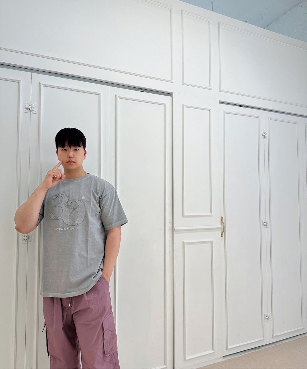 MUSINSA | NOT4NERD Nylon Cargo Wide Pants - Light Gray