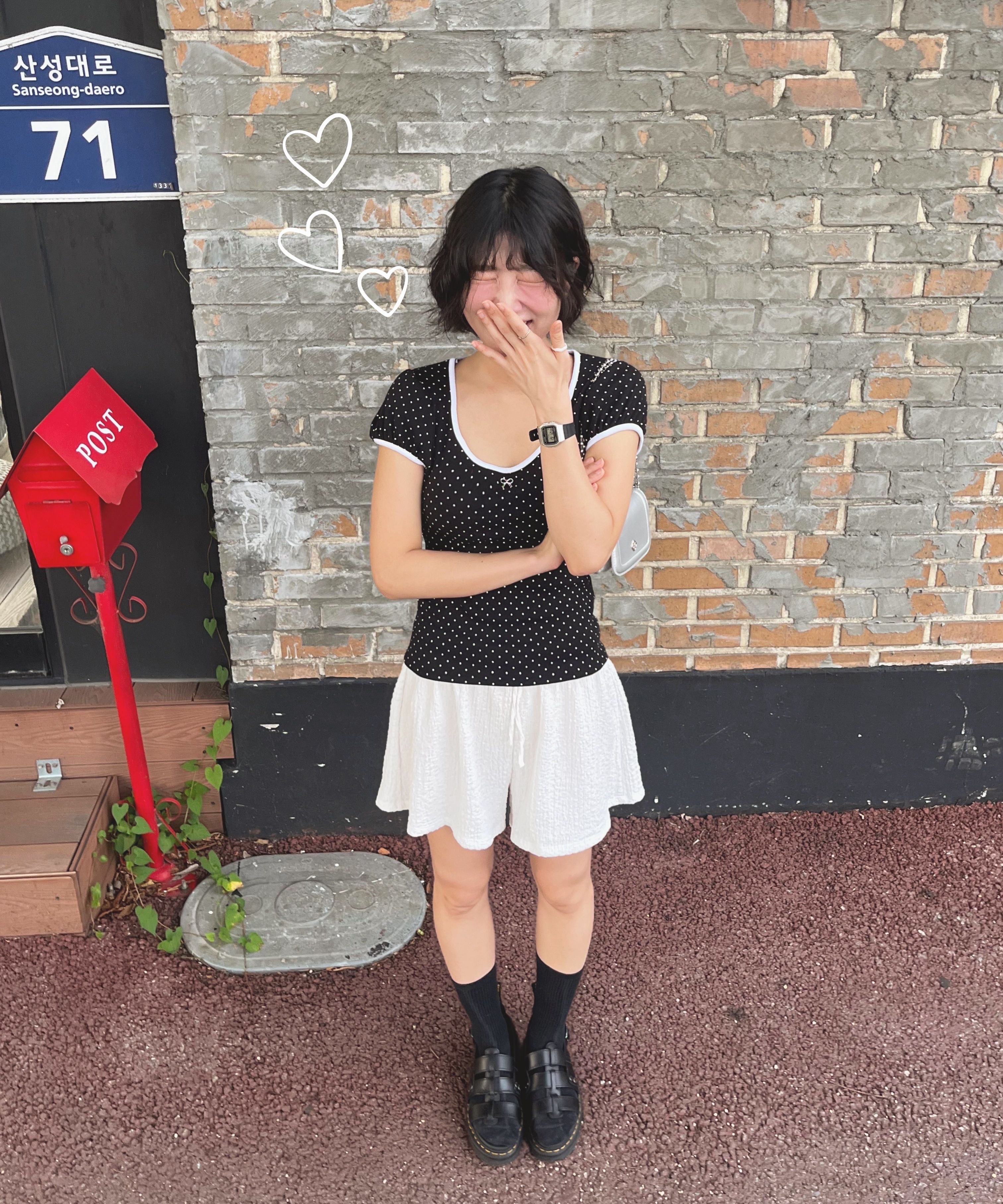 ★HEEARI★ [4th Reorder] Poppy Chain Mini Bag_Red MUSINSA | HEEARI Poppy Chain Mini Bag_Red