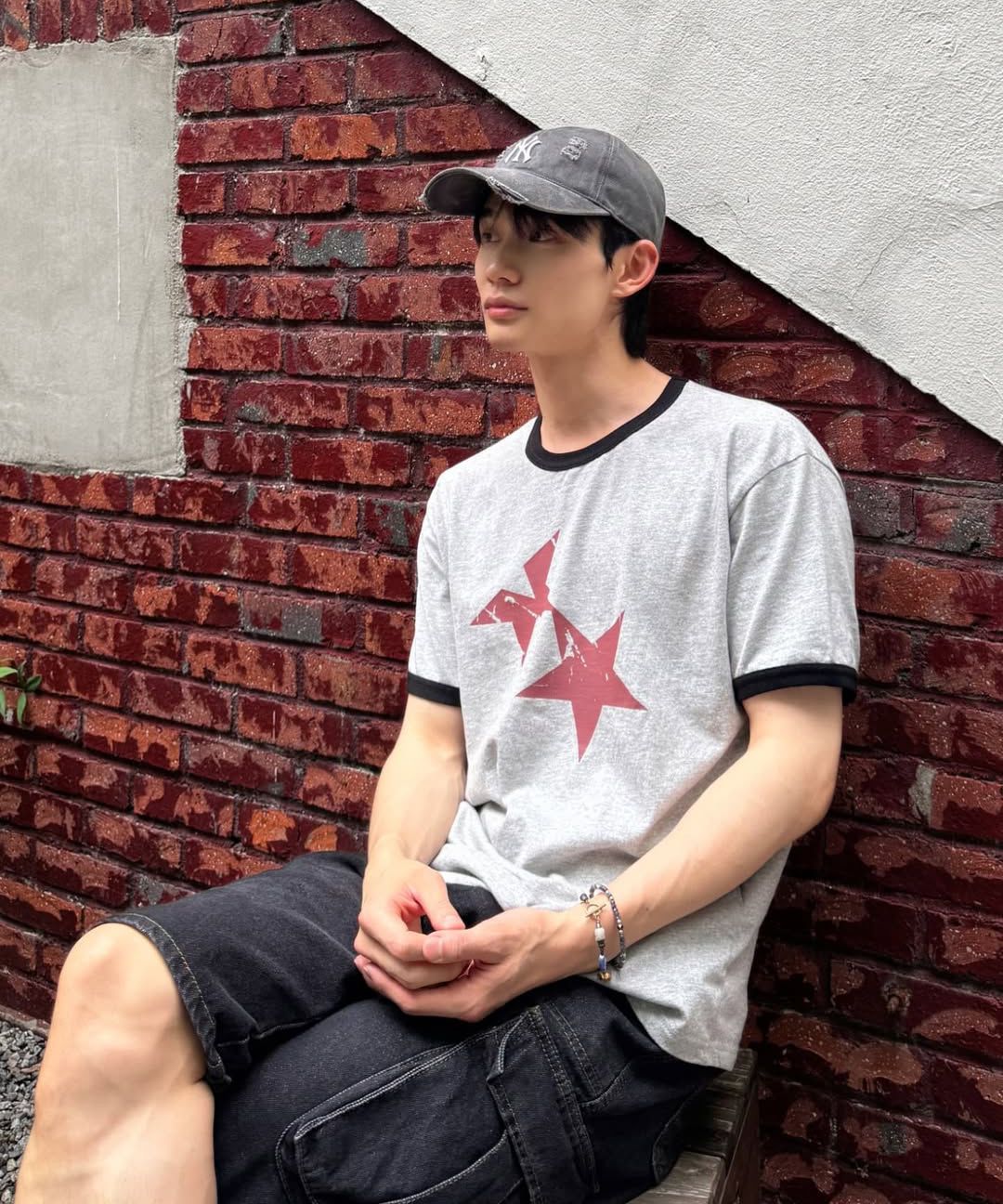 Tシャツ・カットソー [CAVISH] TWIN STAR RINGER SS TEE (4 COLOR) MUSINSA公式 | CAVISH TWIN STAR RINGER SS TEE BLACK(CV2FMUT549A)