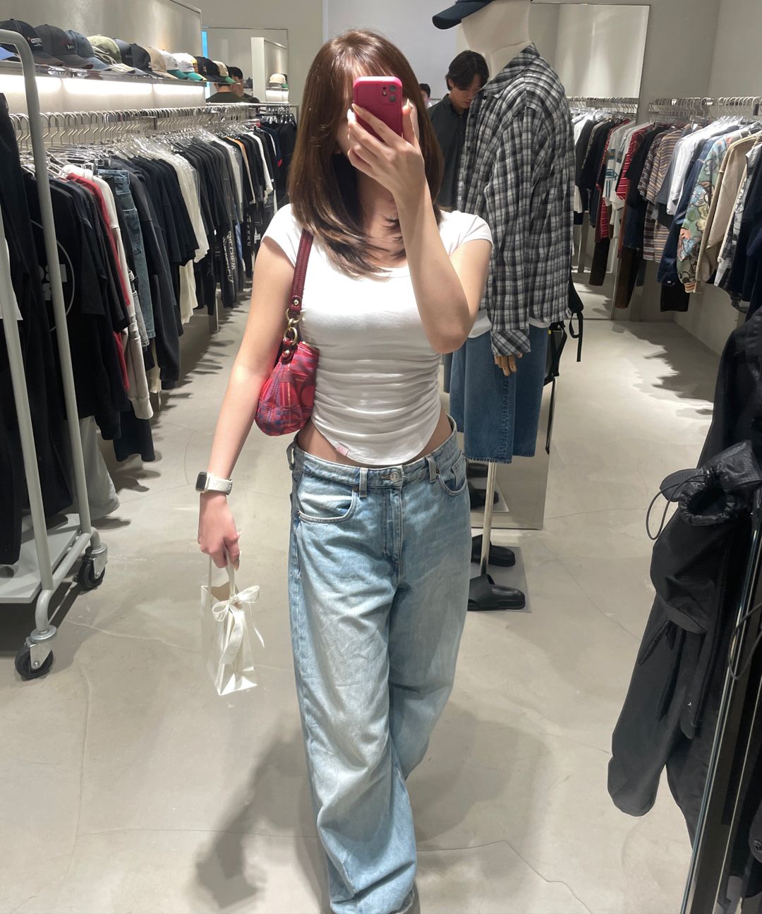 Tシャツ・カットソー PLEASENOFOLLOW NEW MOMO SHIRRING SHORT TOP VINTAGE CHARCOAL MUSINSA | PLEASENOFOLLOW New MOMO Shirring Short Top