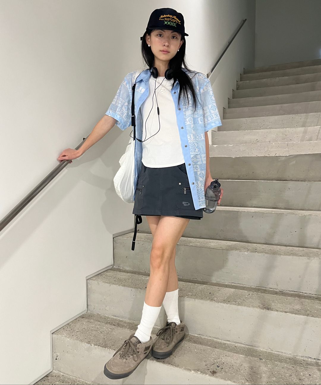 【WELLBEING EXPRESS】 Vintage Cotton Camp Cap / 追跡付 웰빙익스프레스(WELLBEING EXPRESS) Vintage Cotton Camp Cap