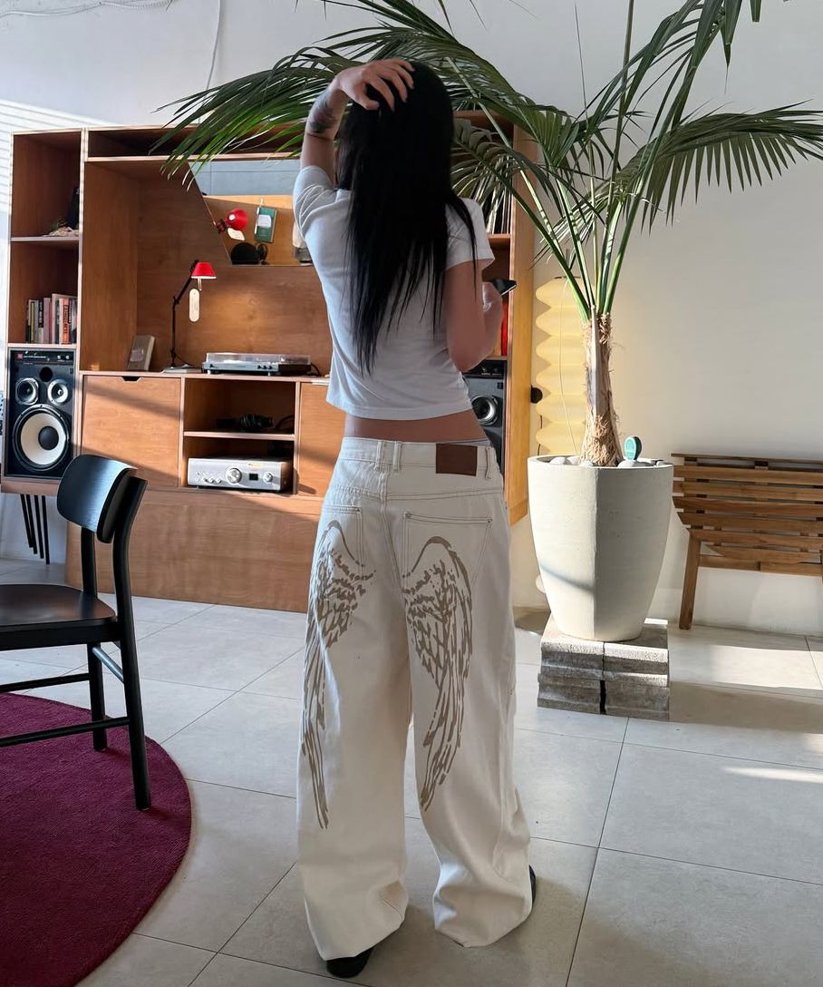 パンツ [FANCY CLUB] ANGEL VINTAGE WASHING PINTUCK PANTS F25QD891 FANCY CLUB] ANGEL VINTAGE WASHING PINTUCK PANTS (IVORY
