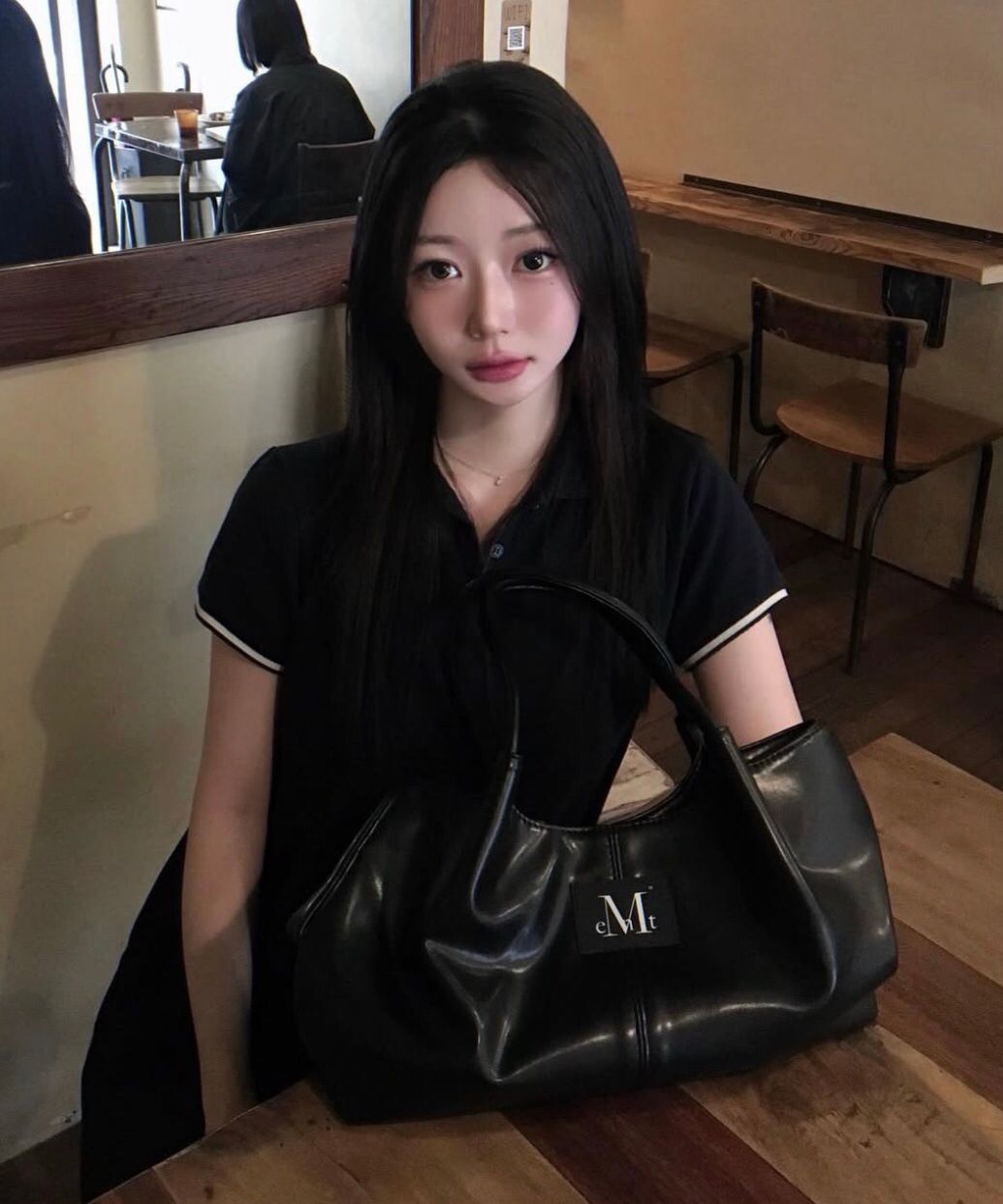【MUCENT】Epee Middle Stitch Leather Tote Bag (Unisex) MUSINSA | MUCENT Epee Middle Stitch Leather Tote Bag (Unisex)