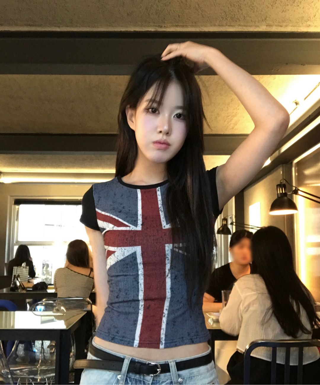 Tシャツ・カットソー [SCULPTOR] Union Jack Baby Tee Black SC25S259BK MUSINSA | SCULPTOR Union Jack Baby Tee Black