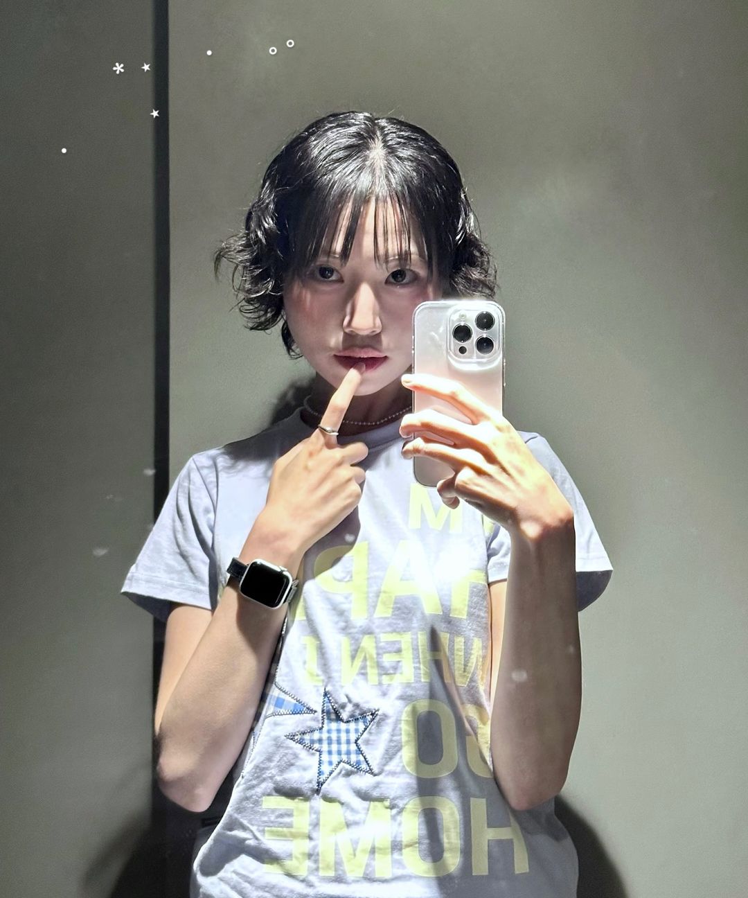 ◆Wai Kei◆ I am HAPPY short sleeve t-shirt white MUSINSA | WAI KEI I am HAPPY short sleeve t-shirt white