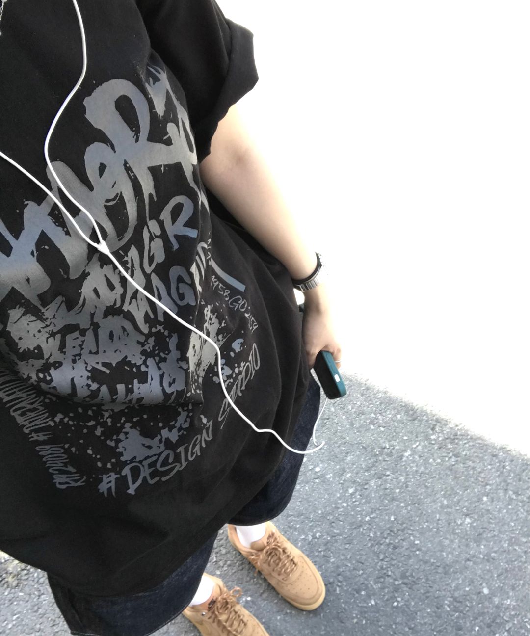 【mahagrid】25SS★ RIDE TEE RIDE TEE[BLACK] - MAHAGRID