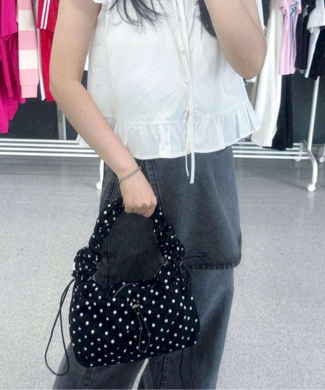 MUSINSA | THE GREEN LAB Leopard Hopi Inpocket Shoulder Bag