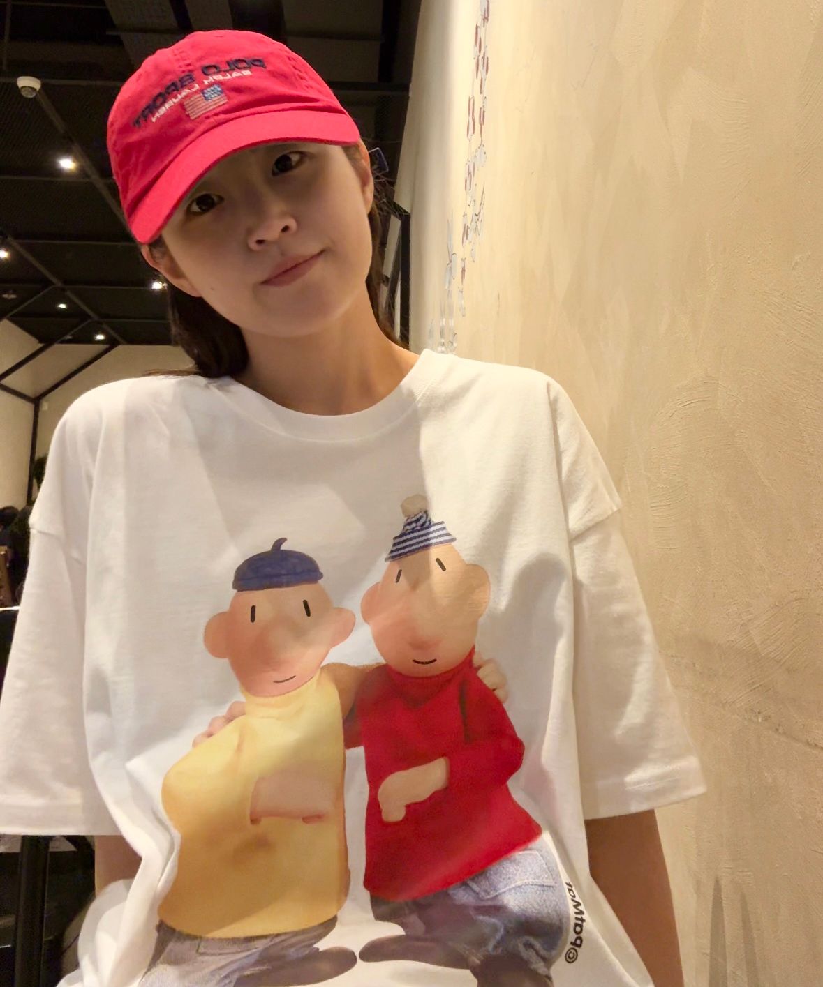 Tシャツ・カットソー LAUGHER PATMAT Best Friend T-Shirt White PM8 MUSINSA | LAUGHER [PAT&MAT] Best Friend T-shirt - White