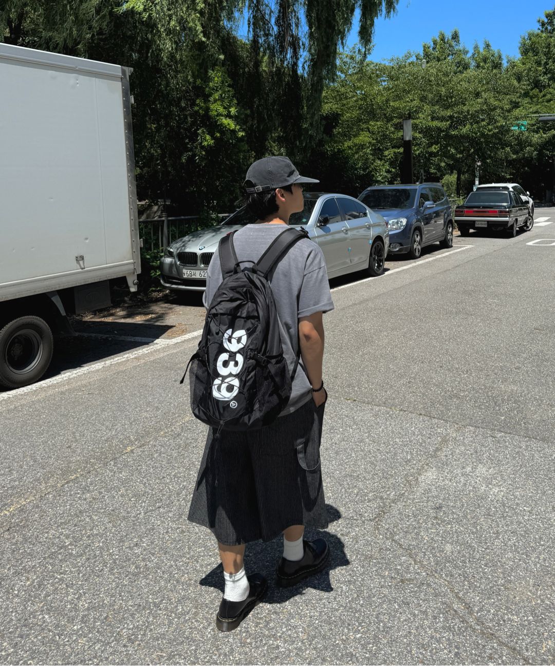 MUSINSA | ARCHIVE BOLD 939 LOGO BACKPACK (BLACK)