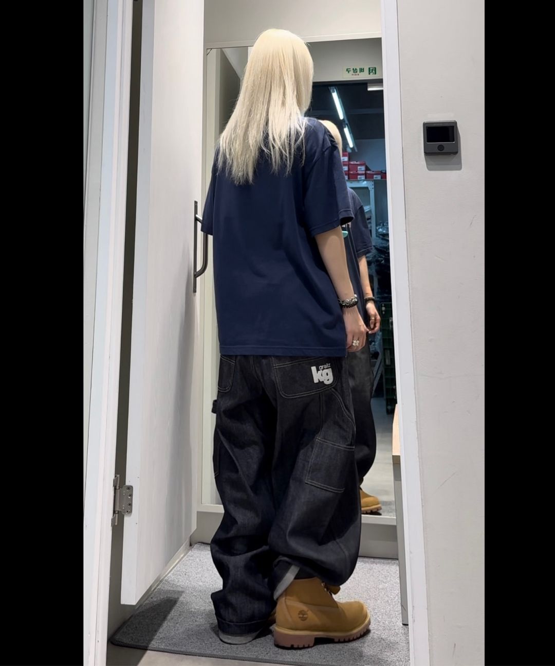 ★ GRAILZ ★ 2025 SS 新作 ★ CARPENTER RAW DENIM PANTS ★ KOIN SEOUL X GRAILZ] CARPENTER RAW DENIM PANTS @koinseoul X