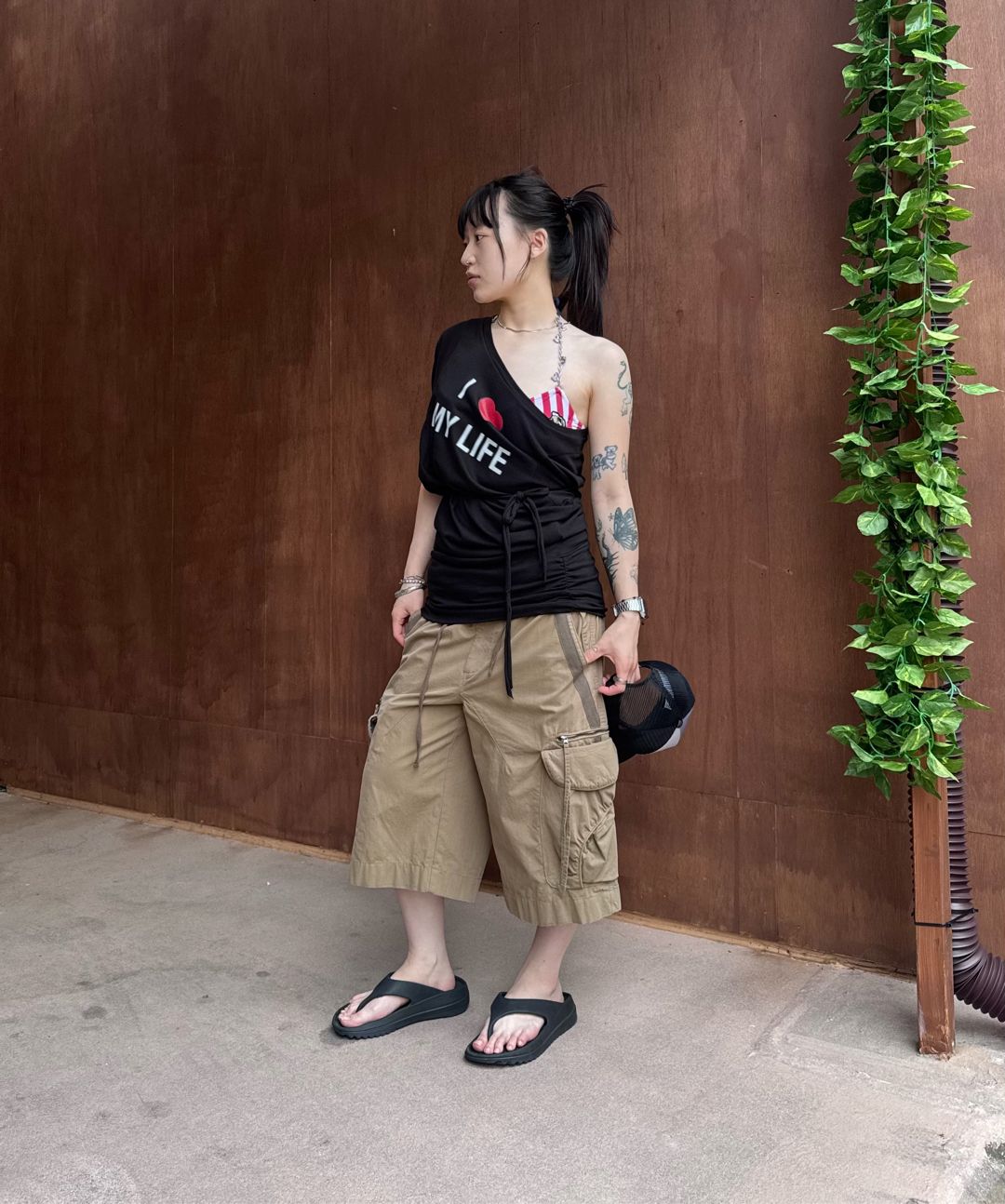 ★SCULPTOR★ Bermuda Utility Pants Navy SC25S422NA SCULPTOR® online store