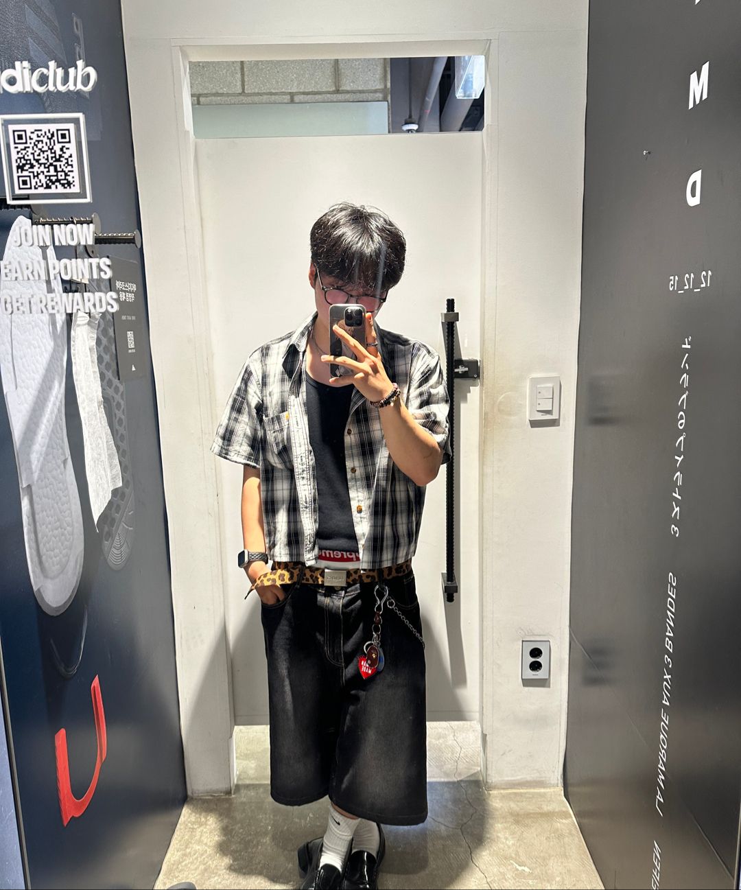 MUSINSA公式 | WKNDRS DWARF DENIM PANTS (BLACK)