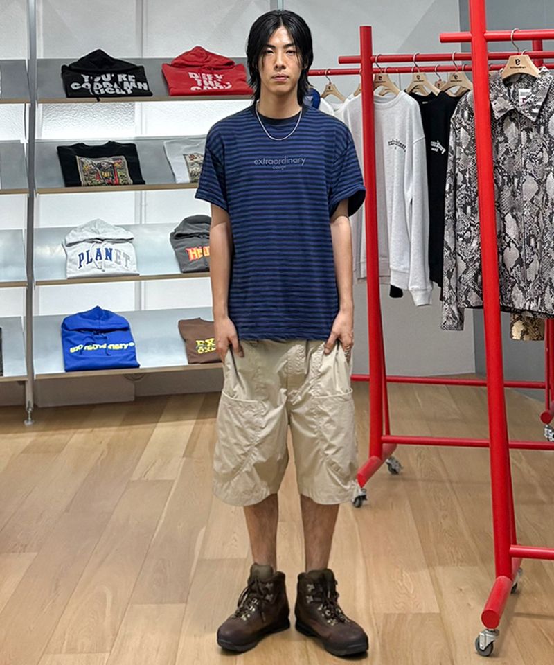 ★ EXTRAORDINARY ★ 日本未入荷 STRIPE RED DOT TEE MUSINSA公式 | EXTRAORDINARY STRIPE RED DOT TEE NAVY