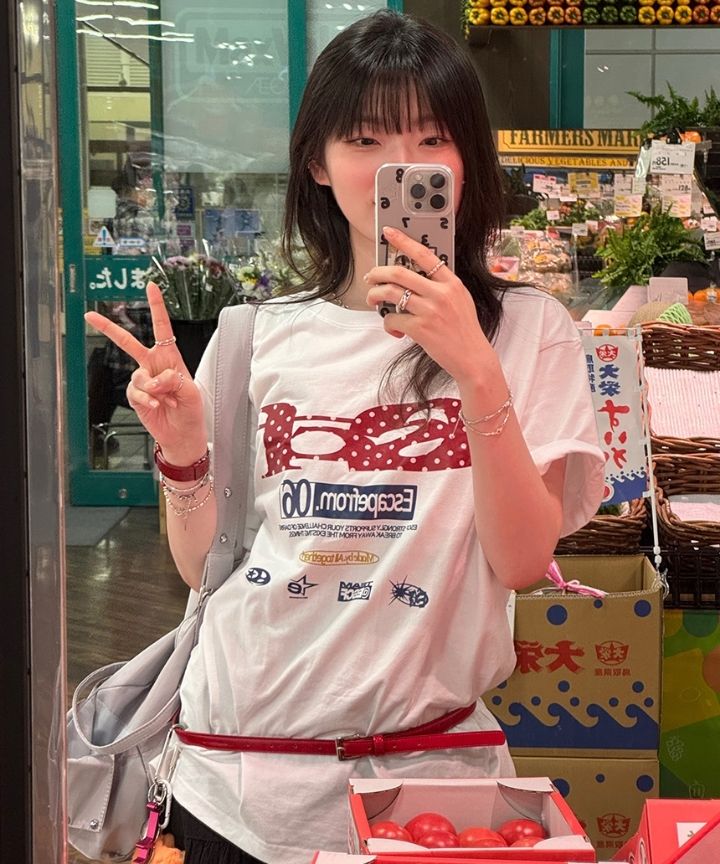 Tシャツ・カットソー ESCAPEFROM STARCHAMO ESCF LOGO COLLAGE PRINT OVERFIT T-shirt MUSINSA | ESCAPEFROM ESCF Logo Collage Print Overfit Short