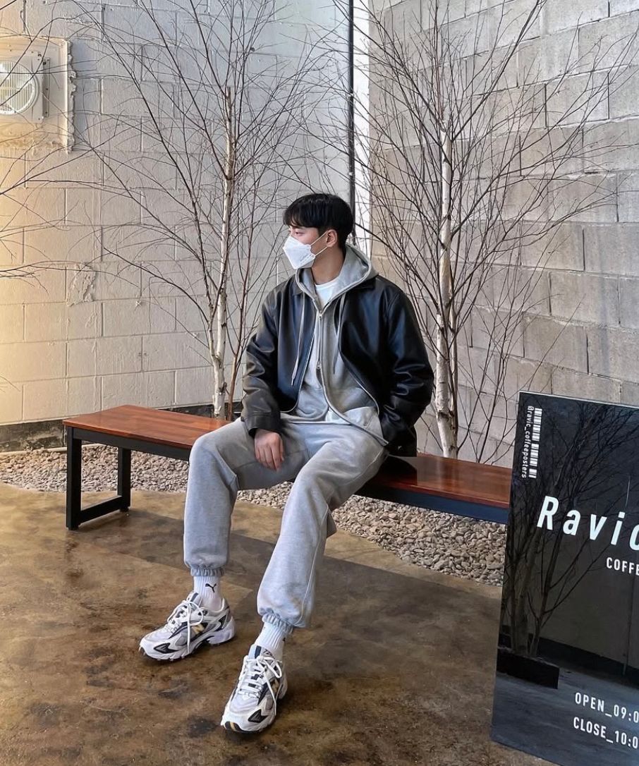 MUSINSA | TOFFEE 2WAY SWEAT ZIP-UP HOODIE (MELANGE GRAY)