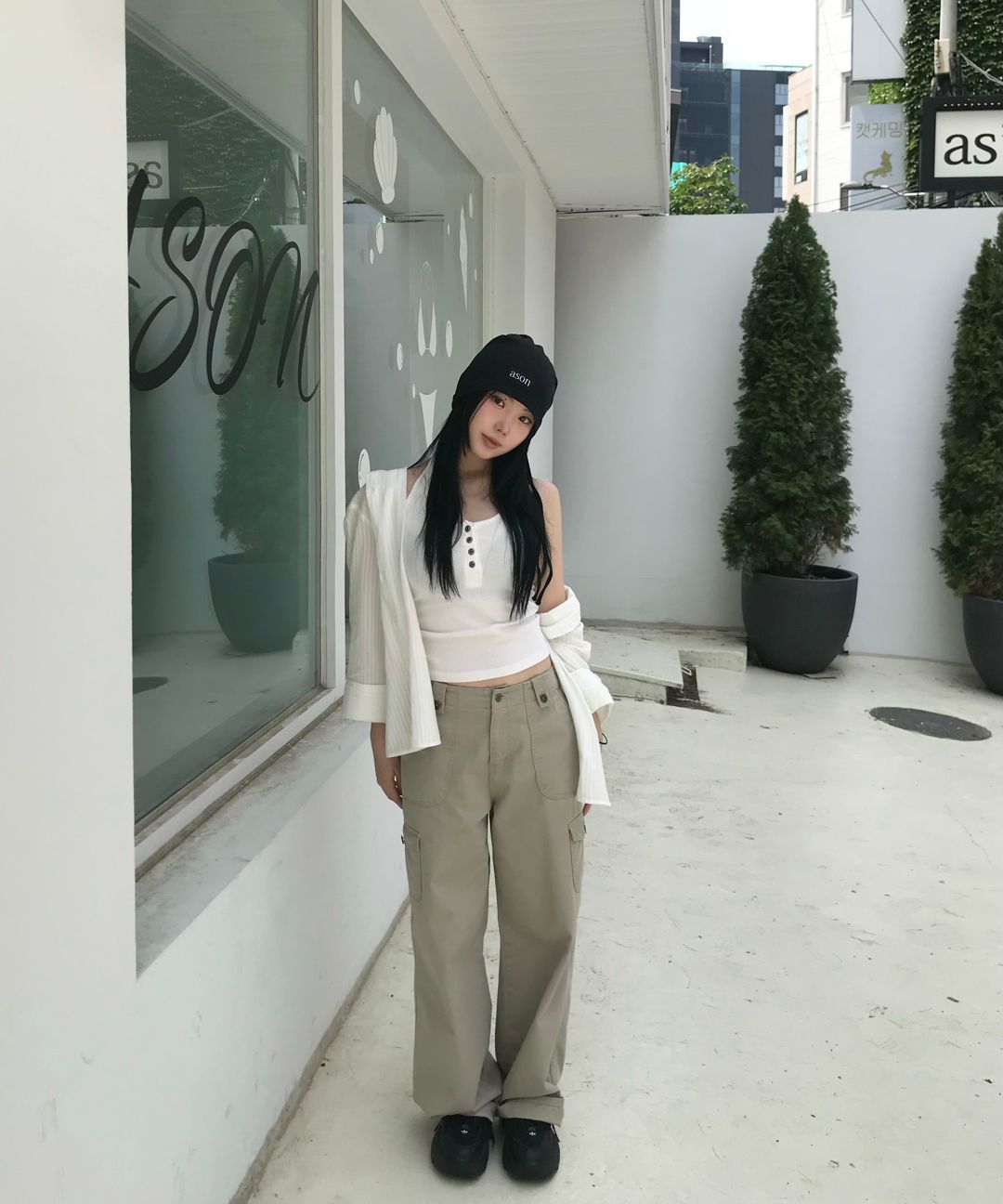 パンツ [ASON] JED CARGO PANTS / BEIGE MUSINSA公式 | ASON JED CARGO PANTS / BEIGE