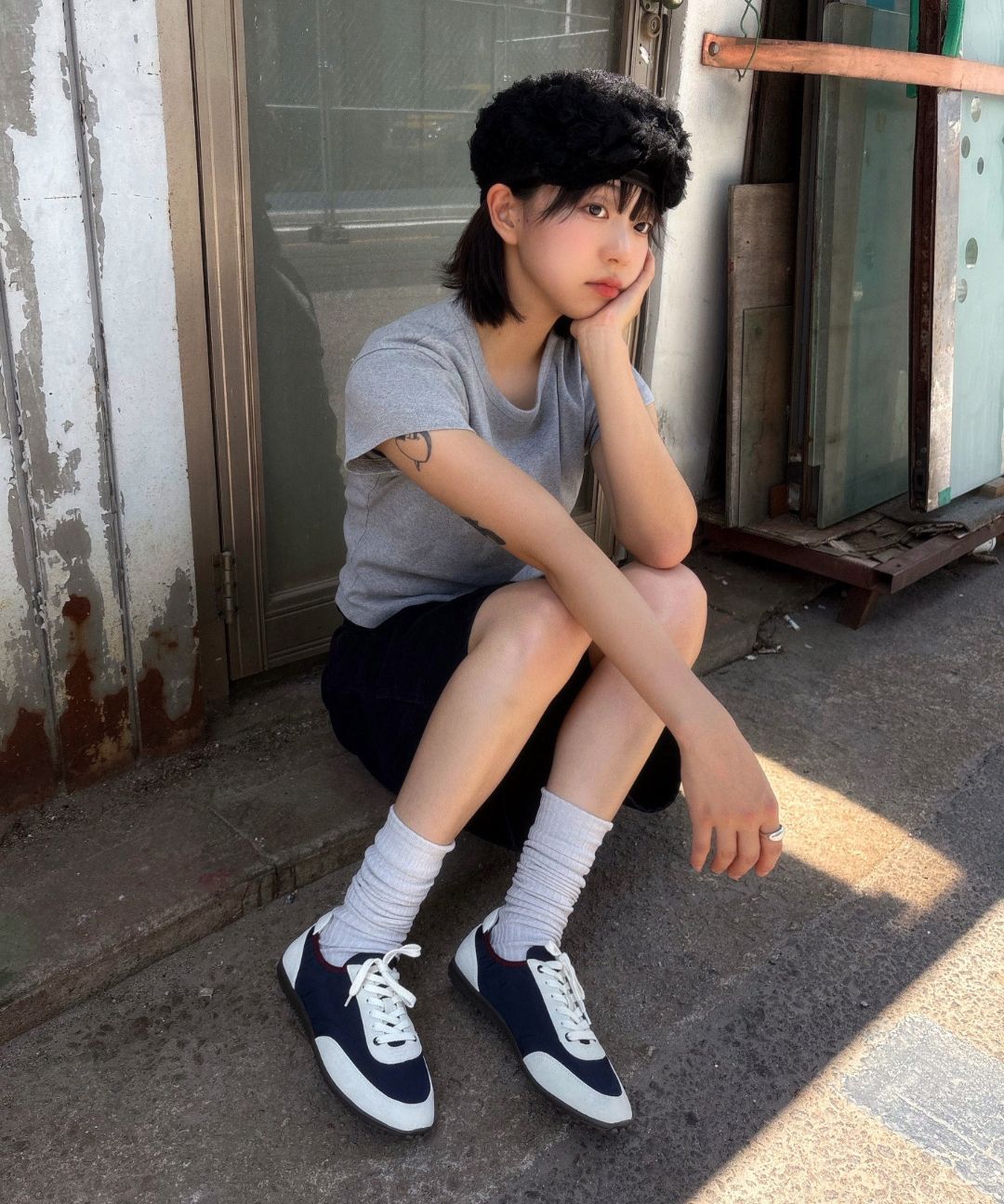 MUSINSA公式 | STAND OIL Sophie Flat Sneakers · Sophie Flat