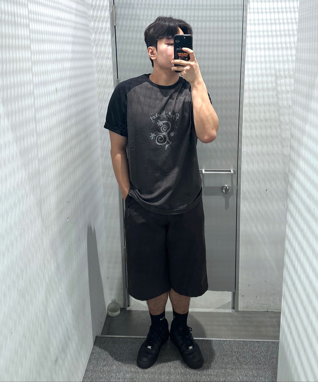 パンツ INSILENCE Cotton Twill Bermuda Pants MUSINSA | INSILENCE Cotton Twill Bermuda Pants BLACK