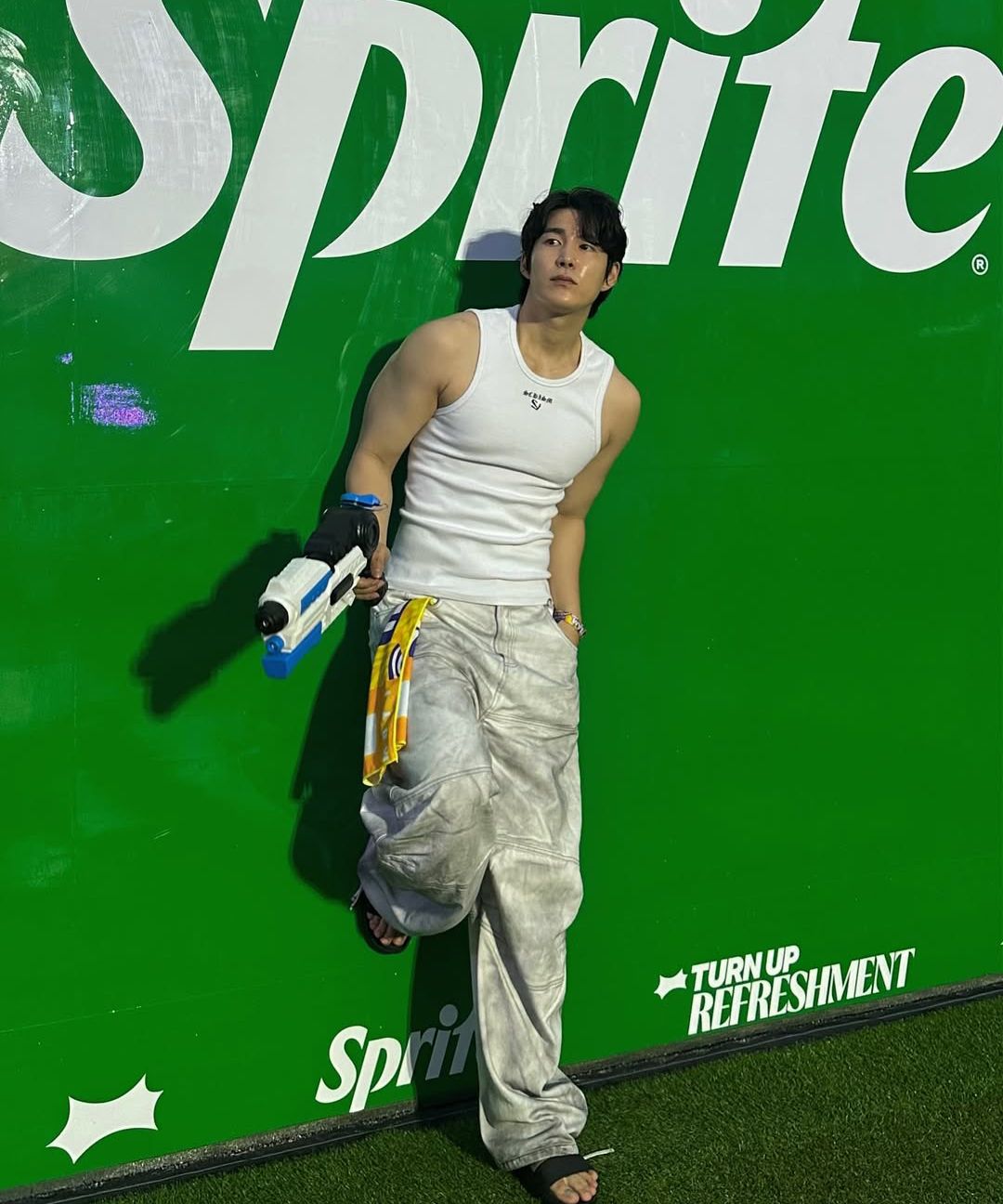 ◆BADBLOOD◆ Squad Convex Pants Denim White w-pts25-029 MUSINSA | BADBLOOD Squad Convex Pants - Denim White