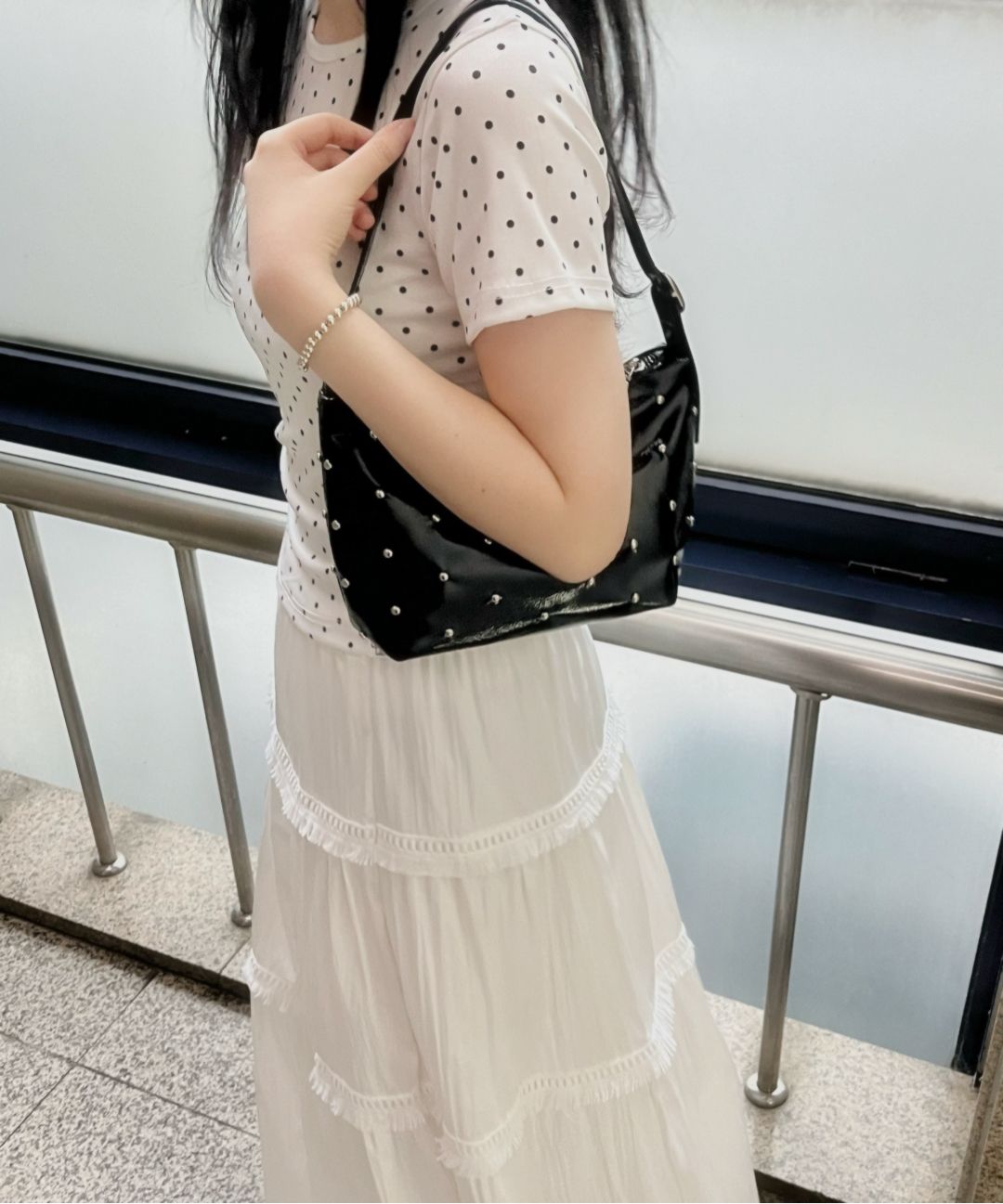 [TheGreenLab] TESSLE FRILL CANCAN ロングスカート *韓国 MUSINSA公式 | THE GREEN LAB Tesla Frill Cancan Long Skirt