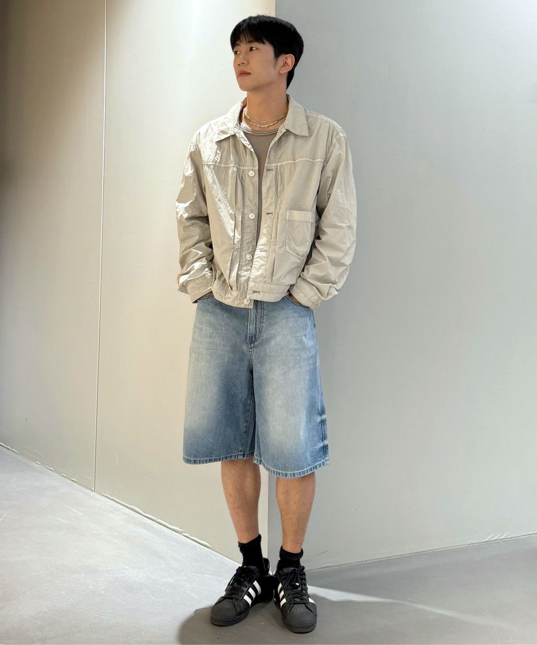 MUSINSA | INSILENCE Garment Dyeing TYPE-1 Jacket ASH BEIGE
