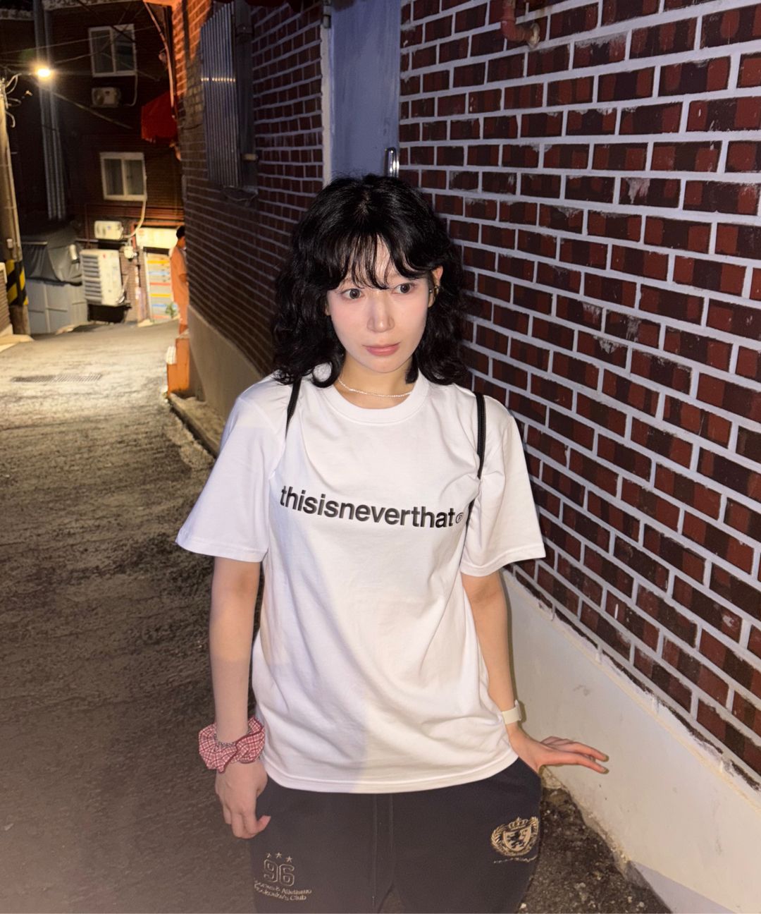 MUSINSA | thisisneverthat® T-Logo W Tee Light Navy