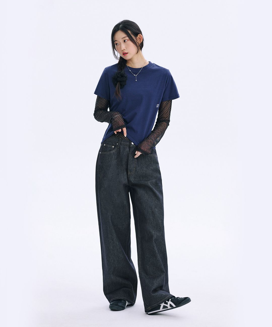 デニム・ジーパン Easy Wide Denim Pants Deep Blue Indigo MUSINSA | GLW Easy Wide Denim Pants Deep Blue Indigo