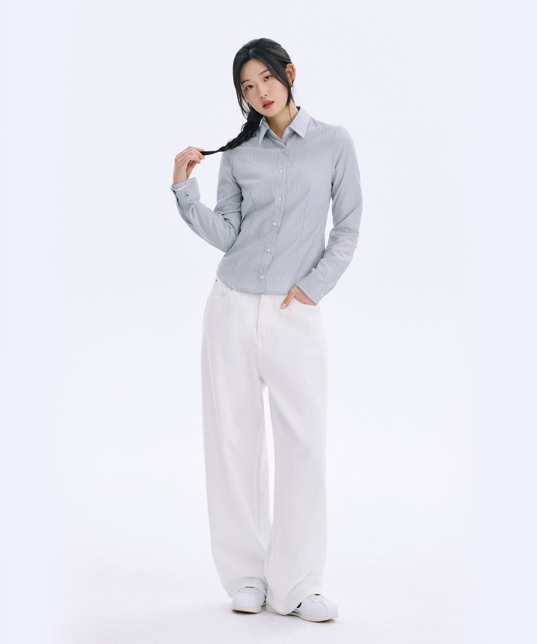 デニム・ジーパン Non-Fade Easy Wide Denim Pants Low Indigo MUSINSA | GLW [Non-fade] Easy wide denim pants low indigo