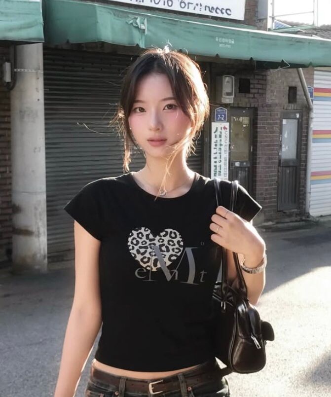 MUSINSA公式 | MUCENT Sierra Hopi Heart Short Sleeve Tee