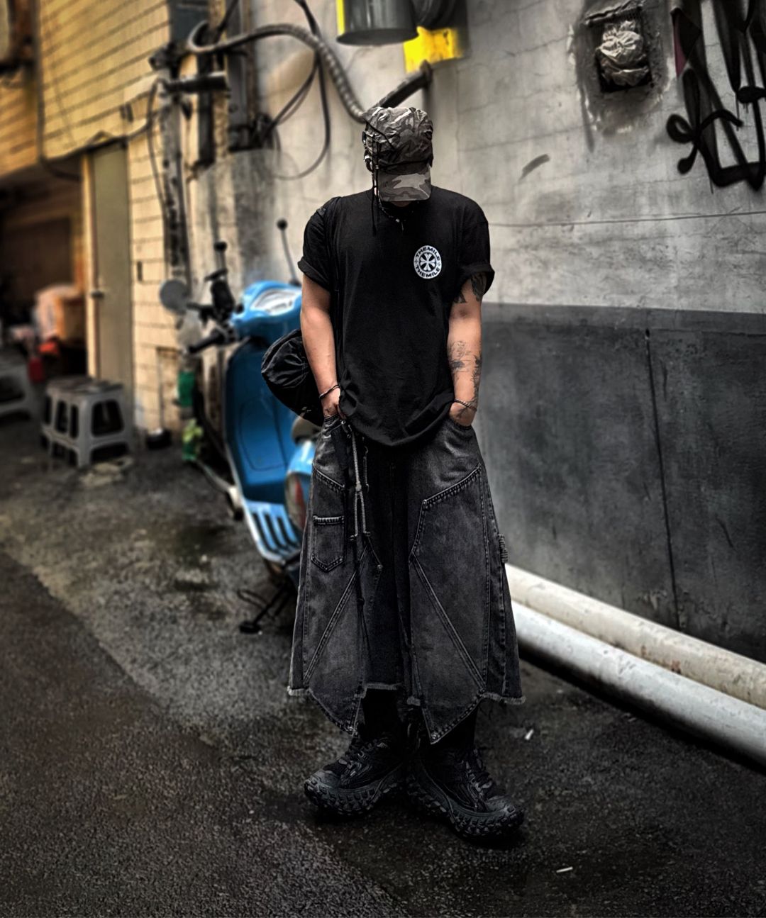 ◆SCHISM INDUCING◆ BANDANA CHAIN BLACK SB6AC18BK MUSINSA | SCHISM INDUCING BANDANA CHAIN BLACK
