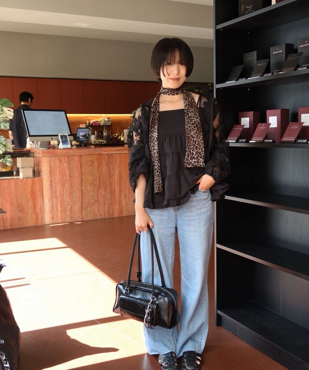 ★NlCK&NLCOLE★ NICOLE POCKET LEATHER BAGUETTE BAG_BLACK MUSINSA | NICK&NICOLE NICOLE POCKET LEATHER BAGUETTE BAG_BLACK