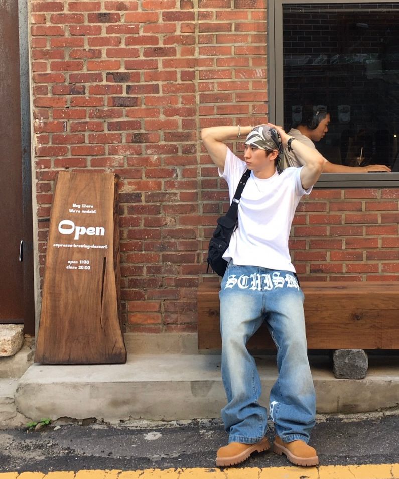 SCHISM INDUCING ■ SCHISM PATCH JEANS デニム ☆SCHISM INDUCING☆SCHISM PATCH JEANS (SCHISM INDUCING