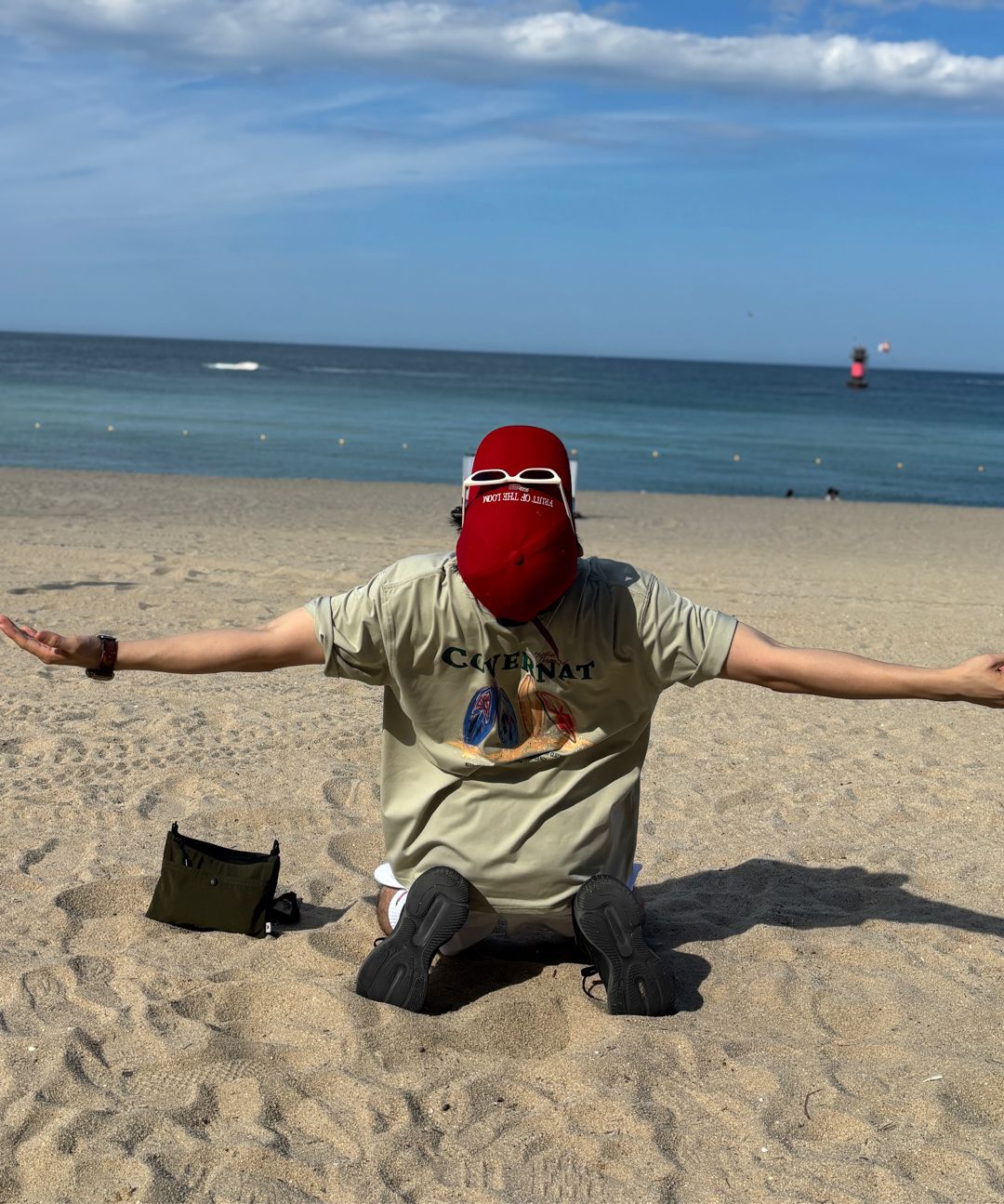 COVERNATのSupima Quad Board Graphic T-Shirt 全3色 MUSINSA | COVERNAT Supima Quad Board Graphic T-Shirt White