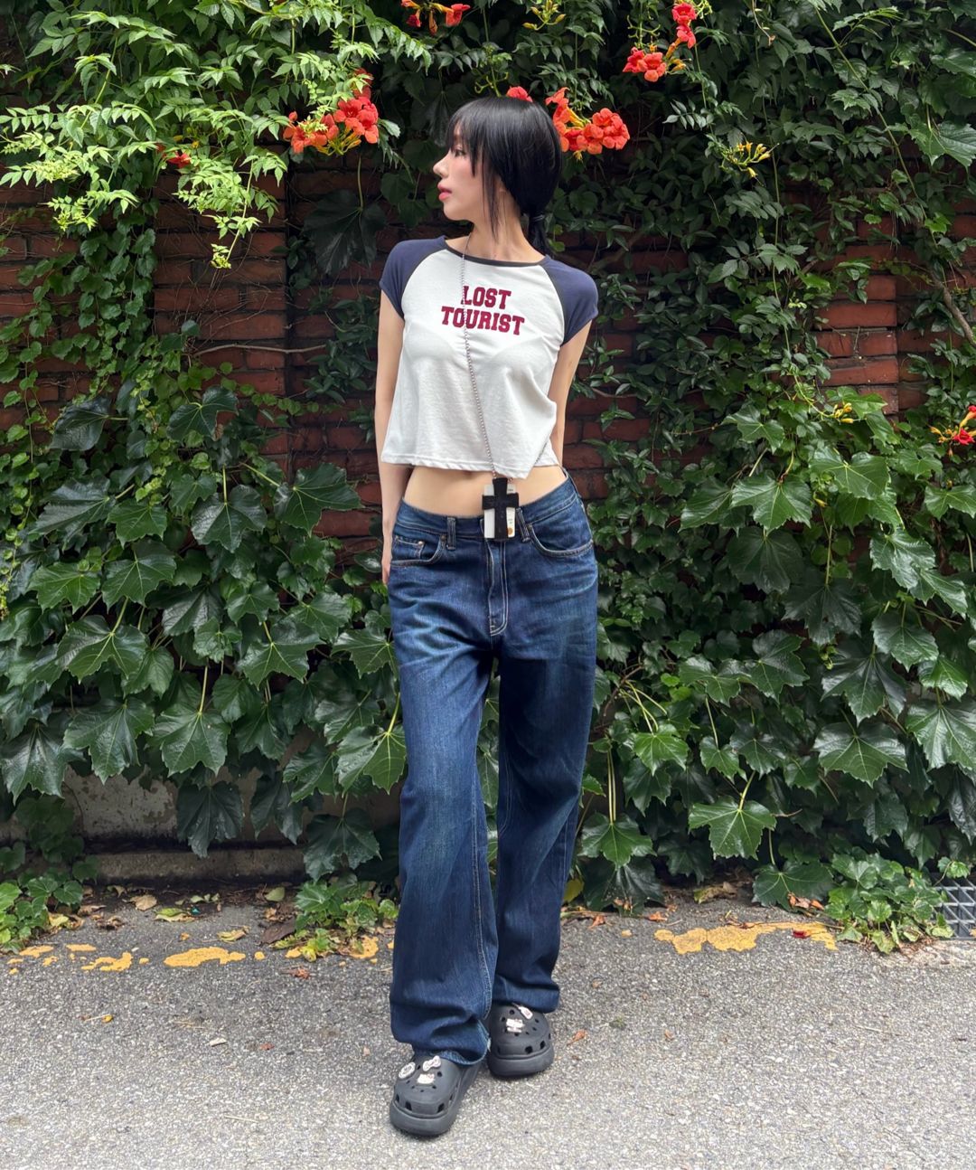 MUSINSA | SCULPTOR Lost Tourist Tee Neon Green