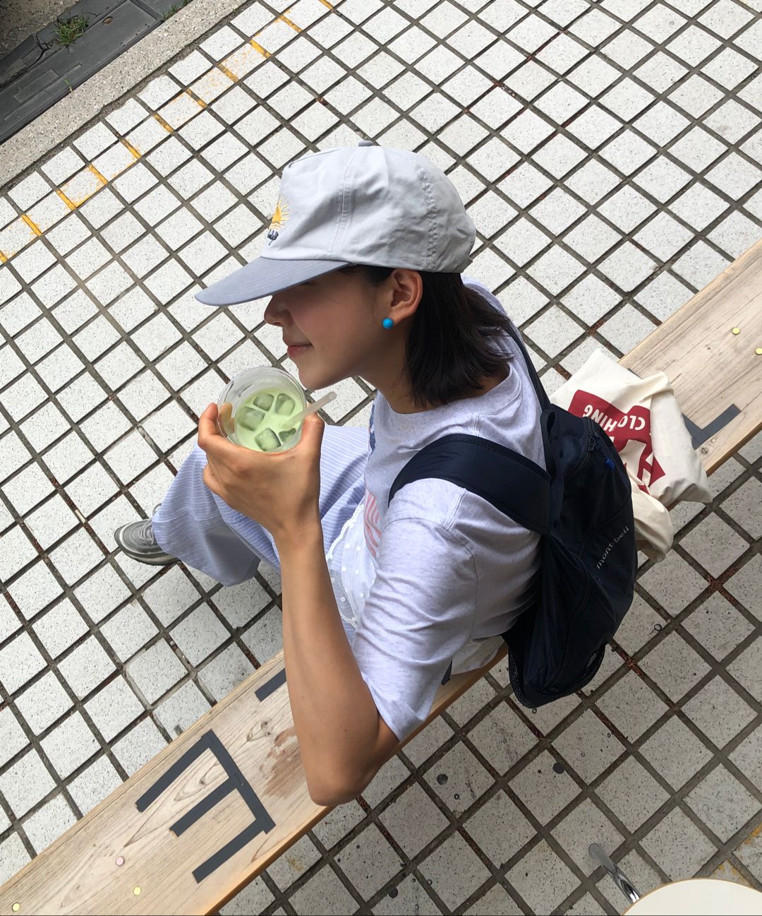 MUSINSA公式 | PARTIMENTO VTG Washed Sunlight Ball Cap Navy