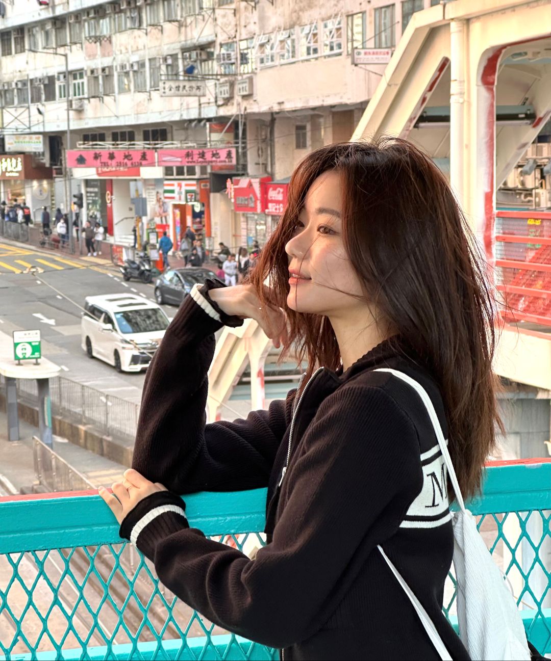 MUSINSA公式 | MATIN KIM SPELL POINT STRIPE KNIT CARDIGAN IN
