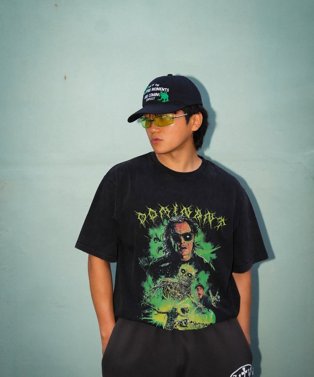 MUSINSA公式 | DOMINANT Vintage Washing T-Shirt (Neon)