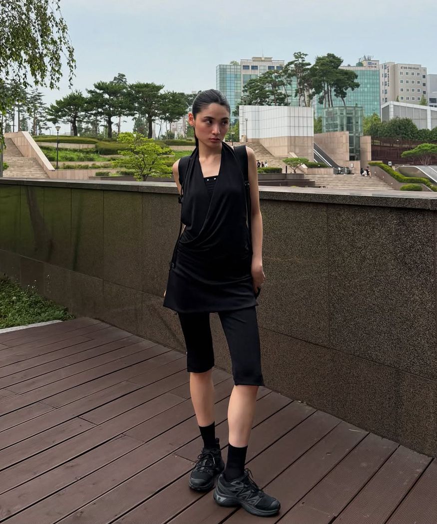 ◆MISEKI SEOUL◆ Capri wrap skirt pants SET BLACK MSK252PT01 MUSINSA | MISEKI SEOUL Capri wrap skirt pants SET BLACK