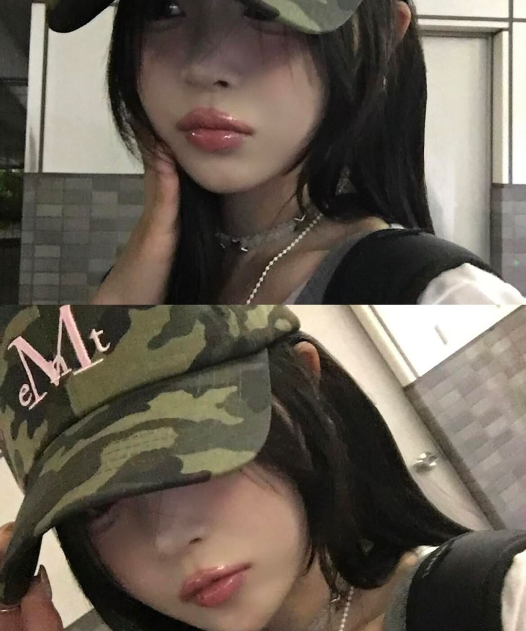 MUSINSA公式 | MUCENT Signature Camo Military Ball Cap (Khaki