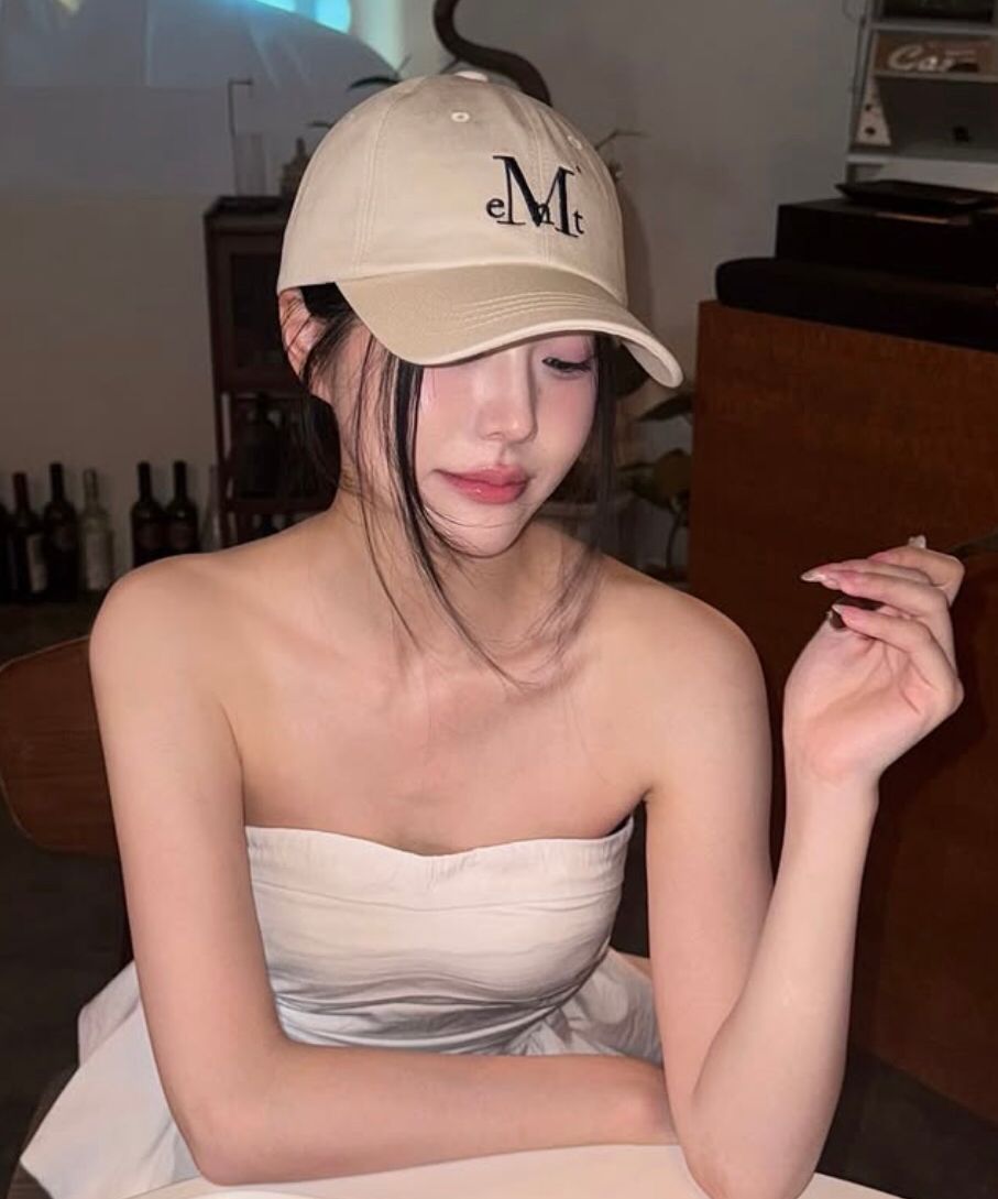MUSINSA | MUCENT Signature ball cap (dying gray denim)