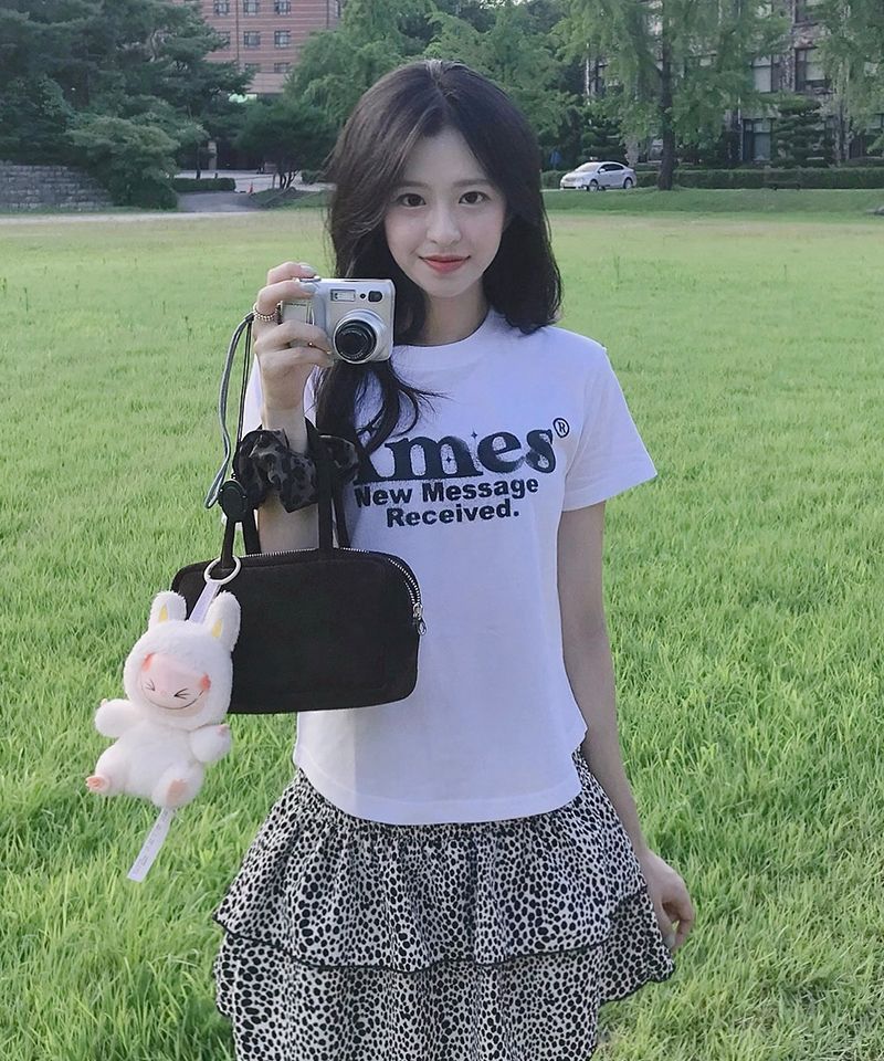 MUSINSA | AMES-WORLDWIDE ROUND HEM CROP TEE WHITE