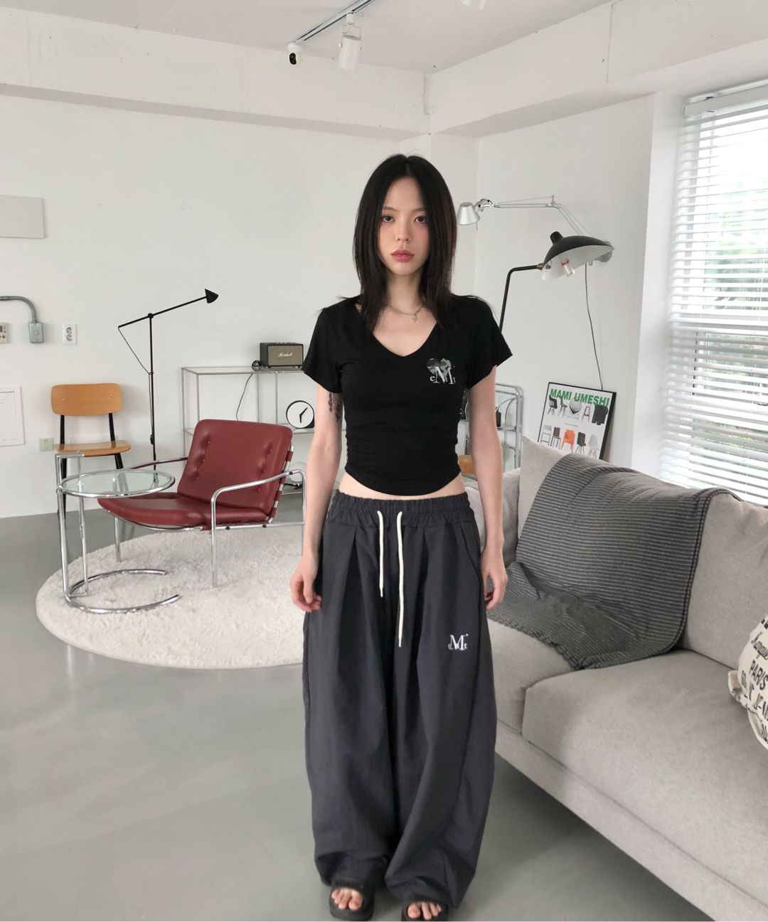 【MUCENT】 SIGNATURE FOUR PINTUCK WIDE SWEAT PANTS /追跡付 MUSINSA公式 | MUCENT Signature 4 Pin Tuck Wide Sweatpants (2