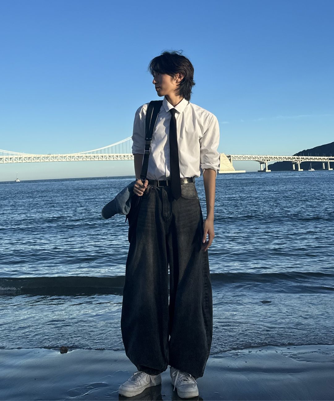 [JEMUT]★VAPOUR WIDE BALLOON DENIM PANTS Balloon Pants – Design by OMO