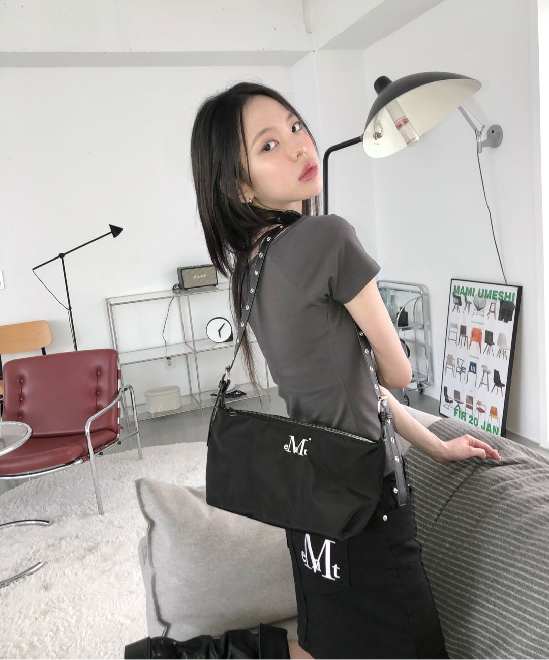 【MUCENT】MOTOR PUNCHING CROSS BAG MUSINSA | MUCENT Motor Punching Shoulder Bag Cross Bag
