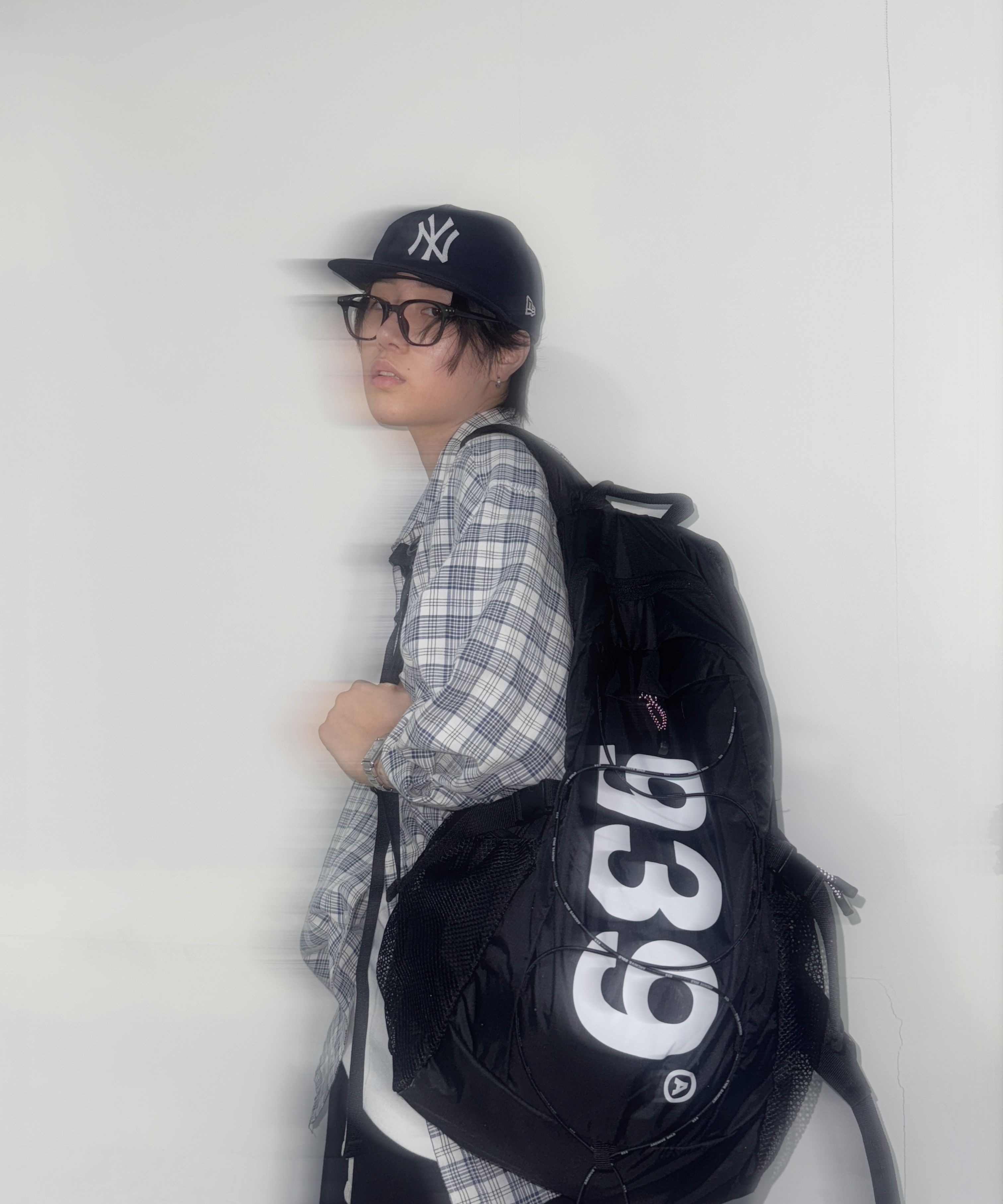아카이브 볼드(ARCHIVE BOLD) 939 LOGO BACKPACK (BLACK) - 사이즈