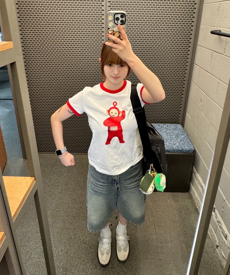 Tシャツ・カットソー LAUGHER Teletubbies Nana Ringer T-Shirt White TE38 MUSINSA公式 | LAUGHER [Teletubbies] Nana Ringer T-Shirt - White